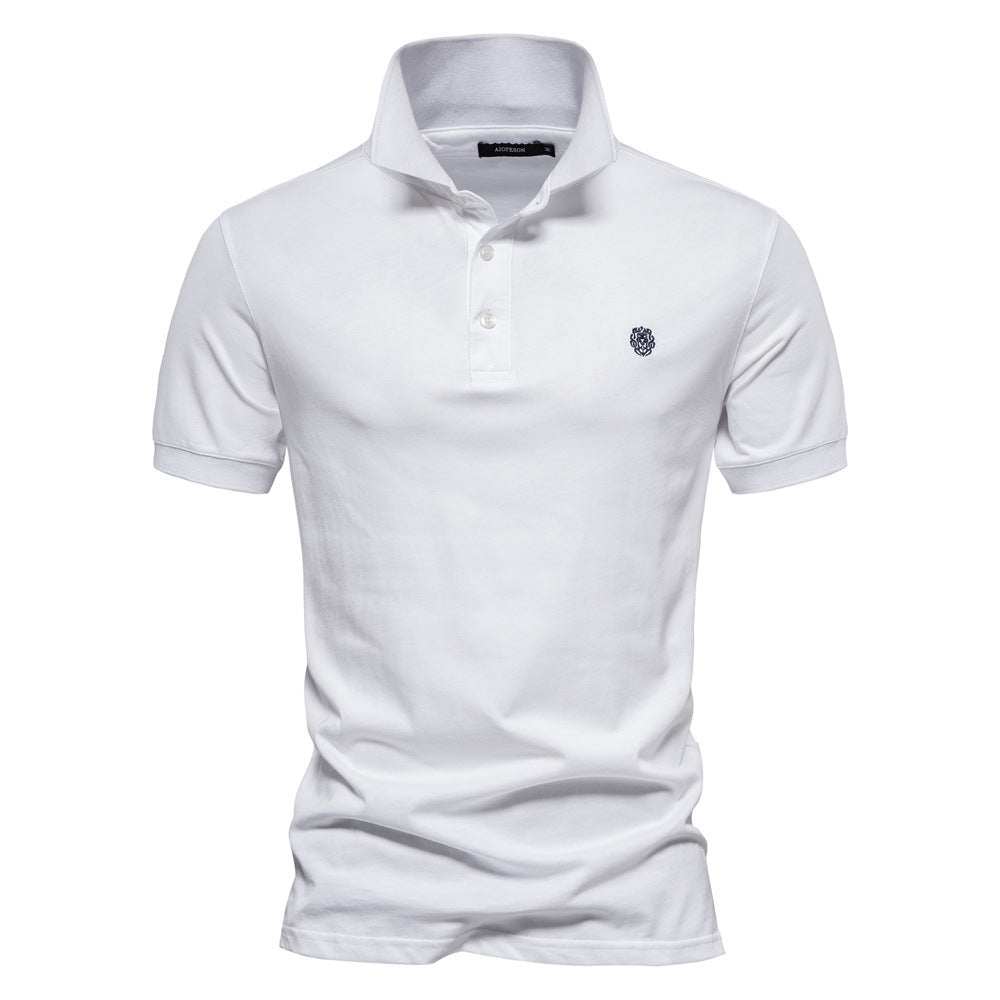 Herren Polo-Shirt mit feiner Piqué-Struktur und klassischem Kragen EB