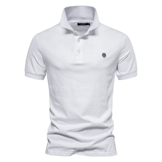 Herren Polo-Shirt mit feiner Piqué-Struktur und klassischem Kragen EB