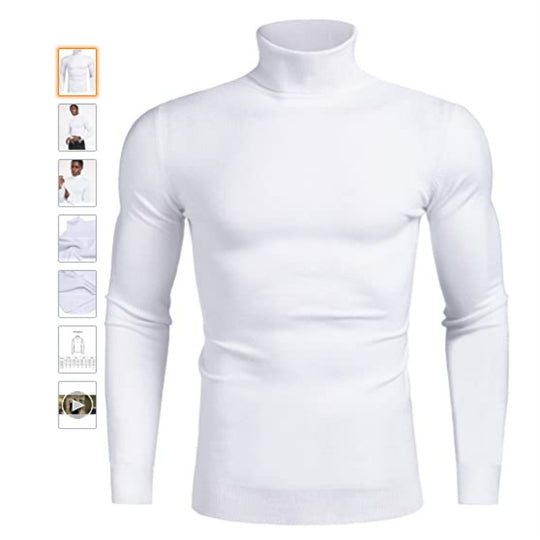 Herren hochabschließender Rollkragenpullover EB