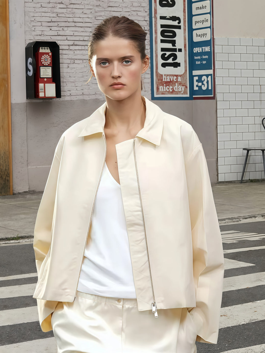 Damen lässige und elegante Übergangsjacke EB