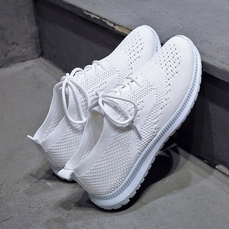 Damen Atmungsaktive und flexible Sneakers mit strukturiertem Obermaterial EB