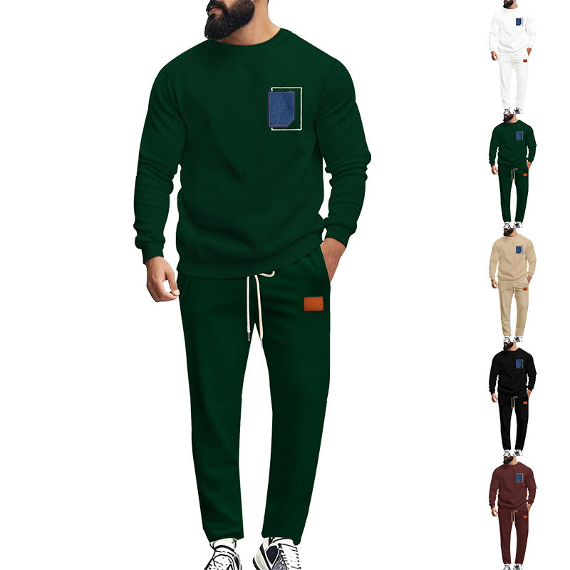Herren Bequemer Freizeitanzug mit modischem Design und praktischen Taschen EB