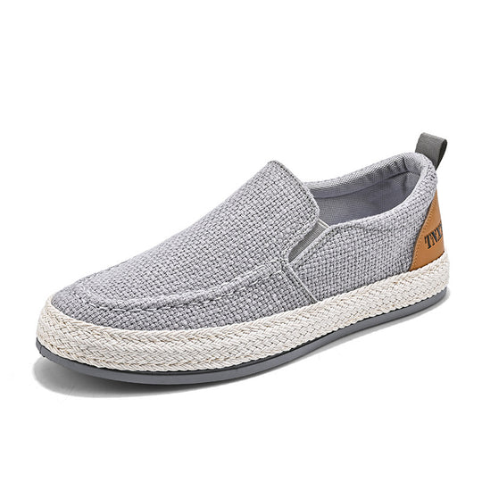 Damen Lässige Slip-On Sneakers mit strapazierfähigem Obermaterial und rutschfester Sohle EB