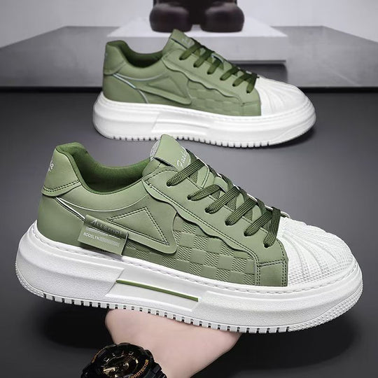 Damen modische Sneaker mit dickem Plateau und einzigartigem Design EB