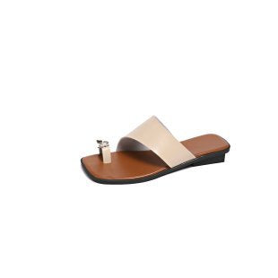 Damen modische Komfortslides mit elegantem Riemen EB