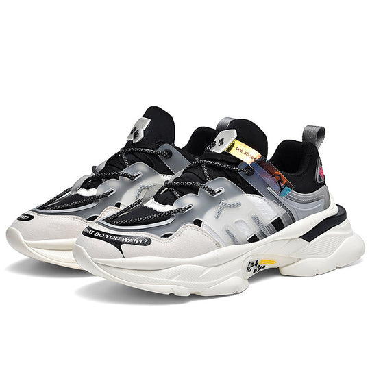 Damen Modebewusste Sneaker mit auffälligem Design und atmungsaktiver Sohle EB
