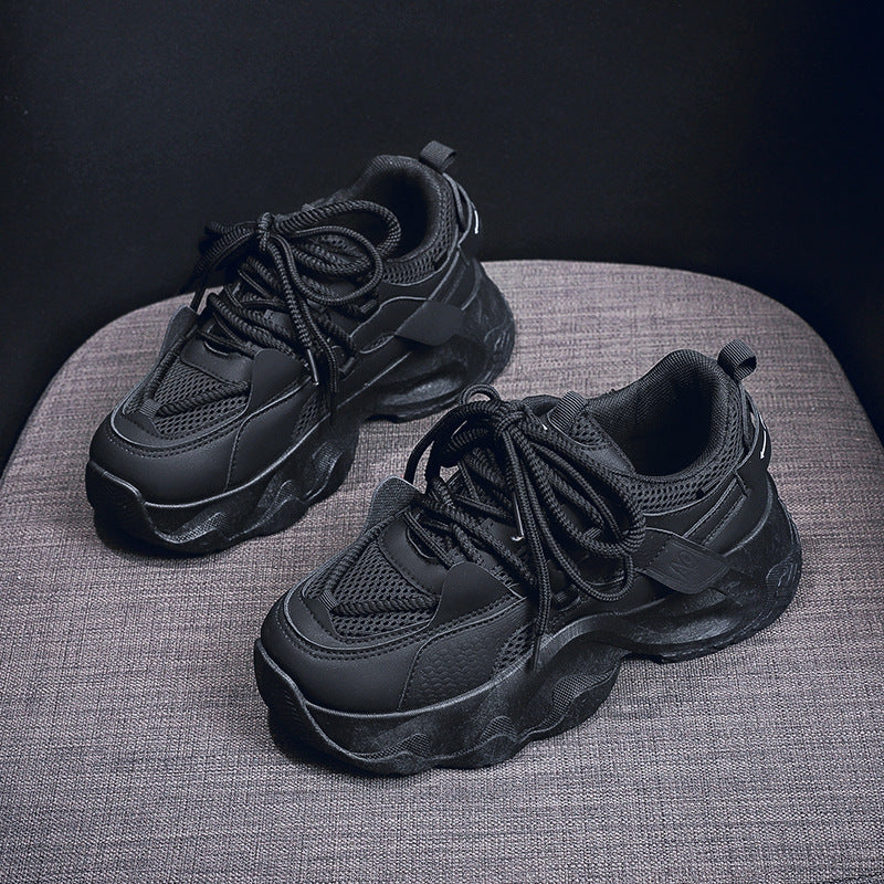 Damen Modische Sneakers mit atmungsaktiver Netzoberfläche und dämpfender Sohle EB