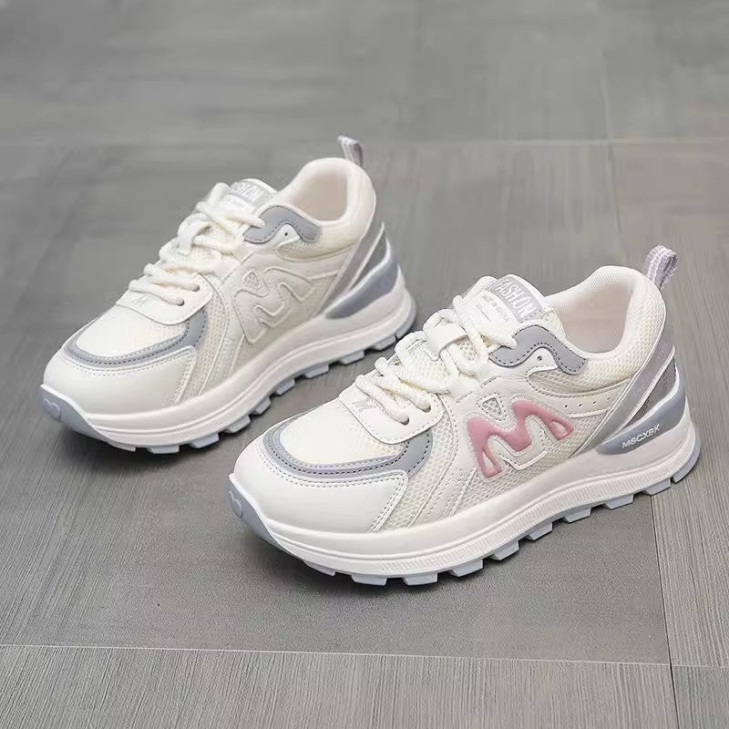 Damen Sneakers mit atmungsaktivem Mesh-Obermaterial und dämpfender Laufsohle EB