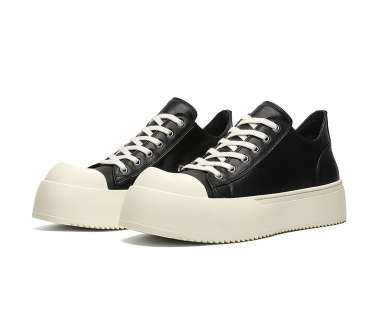 Damen modische Plateau-Sneaker mit verstärktem Zehenschutz und hochgradig rutschfester Sohle EB