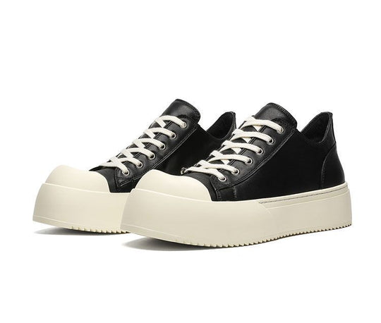 Damen modische Plateau-Sneaker mit verstärktem Zehenschutz und hochgradig rutschfester Sohle EB