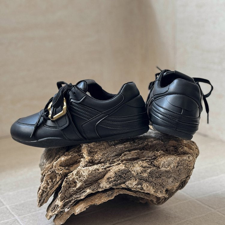 Damen modische Sneaker mit elastischem Schnürsystem und komfortabler Polsterung EB
