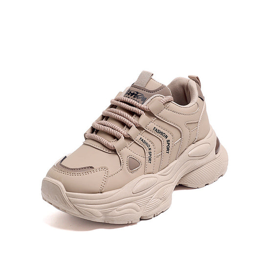 Damen Chunky Sneakers mit gepolsterter Laufsohle und atmungsaktivem Obermaterial EB