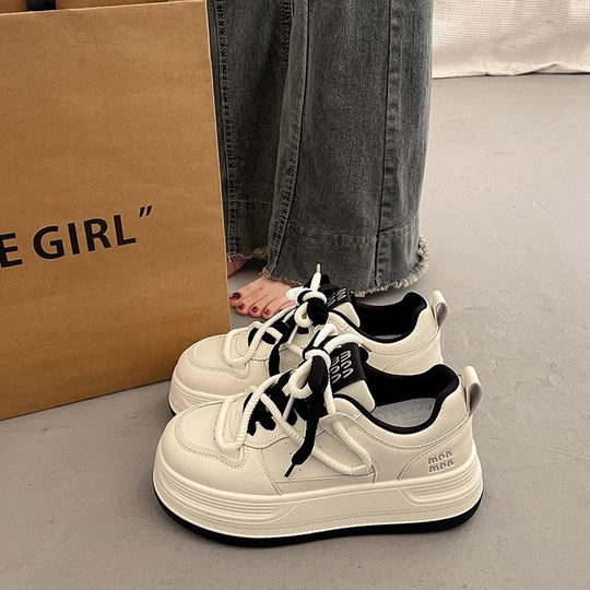 Damen modische Plateau-Sneaker mit innovativem Komfort und atmungsaktiver Sohle EB