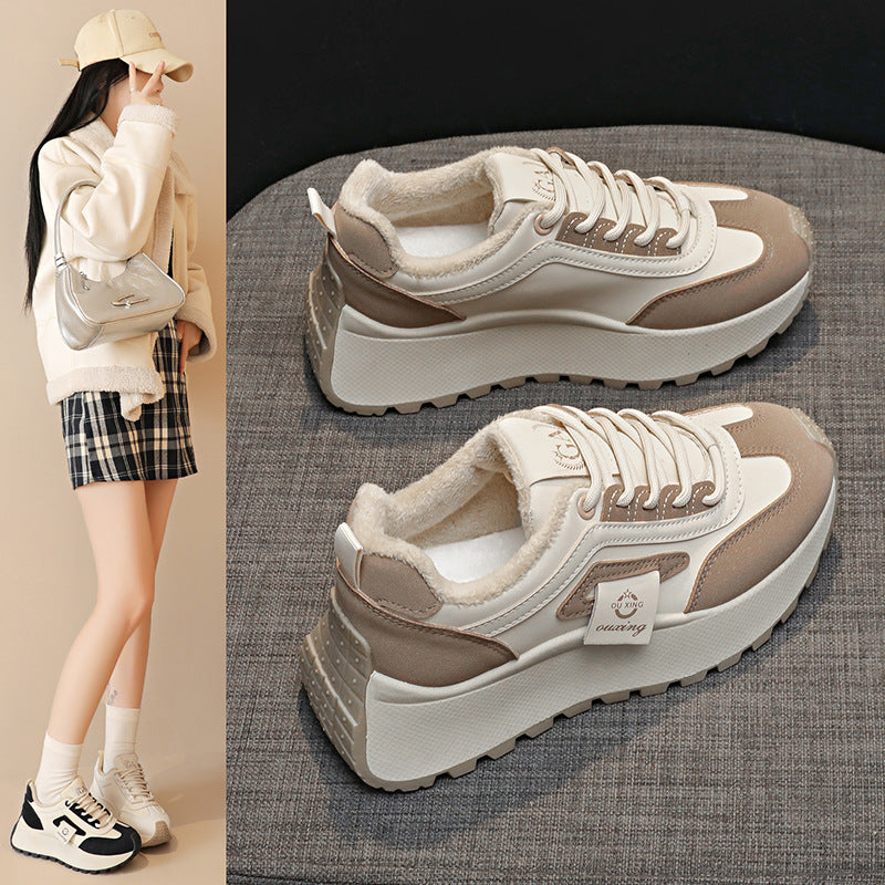 Damen trendige Chunky Sneakers mit dämpfendem Profil EB
