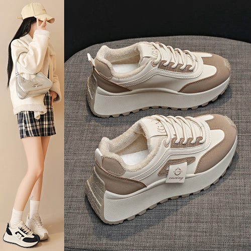 Damen trendige Chunky Sneakers mit dämpfendem Profil EB