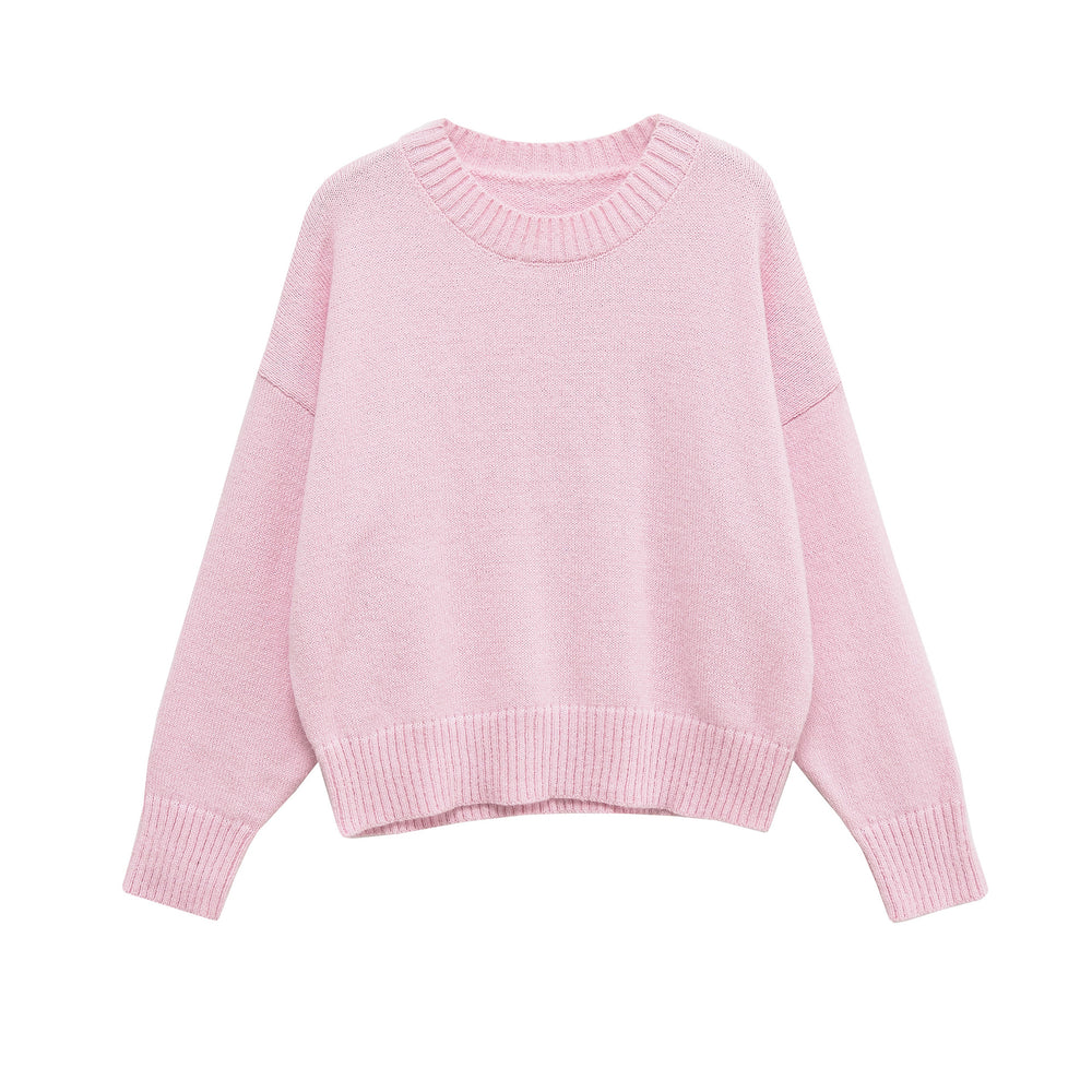 Damen lässiger Oversized Pullover EB
