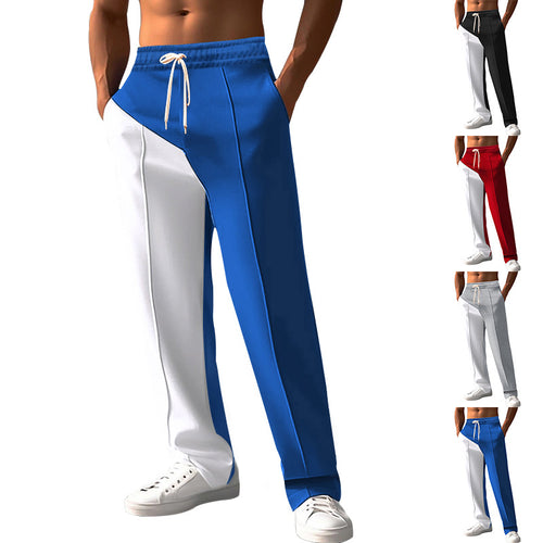 Herren nan sportliche Jogginghose mit asymmetrischem Schnitt und elastischem Bund EB