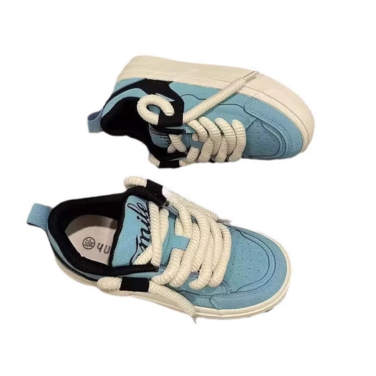 Damen Sneakers mit innovativem Schnürdesign und bequemer Dämpfung EB