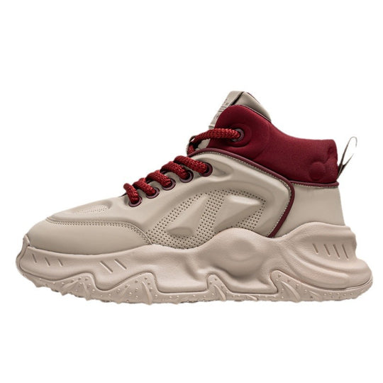 Herren urbane High-Top Tech-Chunky Sneaker mit griffiger Trailsohle und gepolstertem Knöchelkragen EB