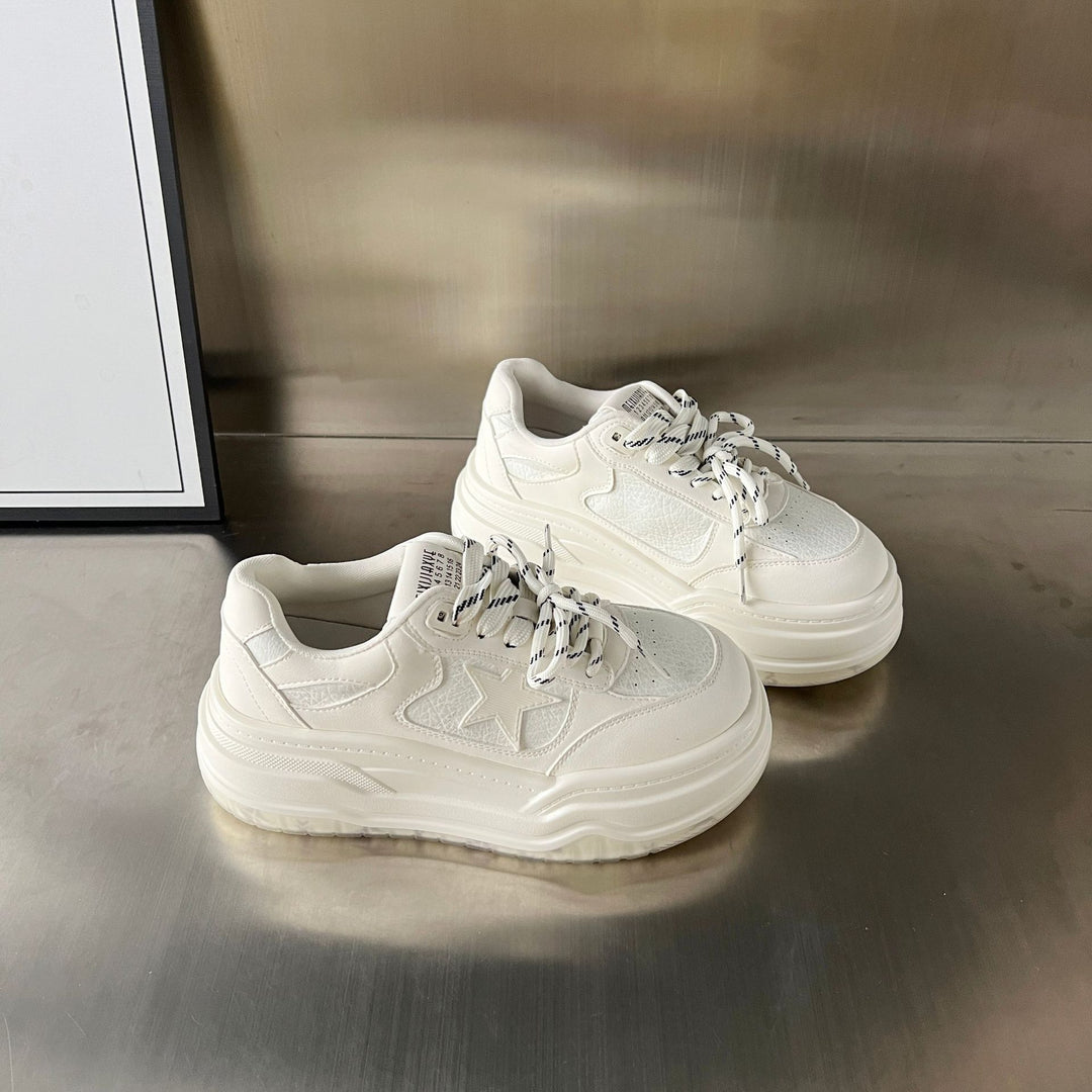 Damen Chunky Sneakers mit stabiler Plattform und atmungsaktiver Obermaterialbeschaffenheit EB