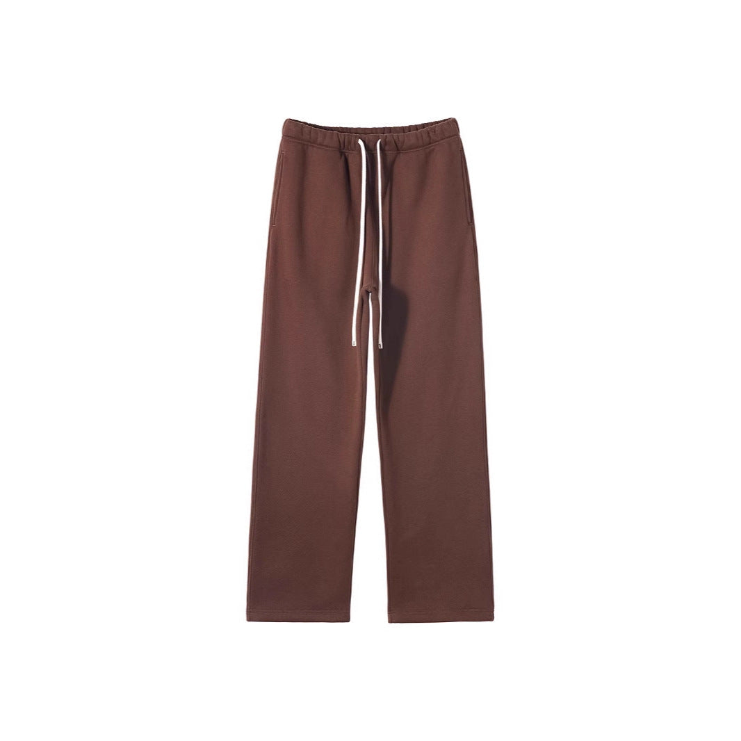 Damen nan weite Relax-Sweathose mit elastischem Komfortbund, kontrastierendem Kordelzug und geradem Bein EB