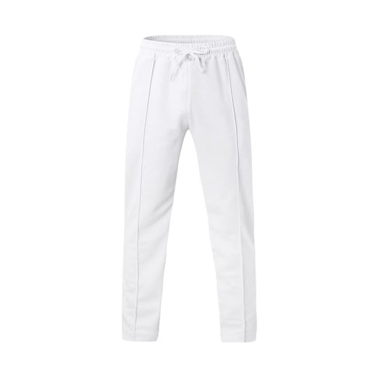 Herren nan schlanke Tapered-Jogginghose mit elastischem Tunnelzugbund, formgebender Bügelfalte und seitlichen Eingrifftaschen EB