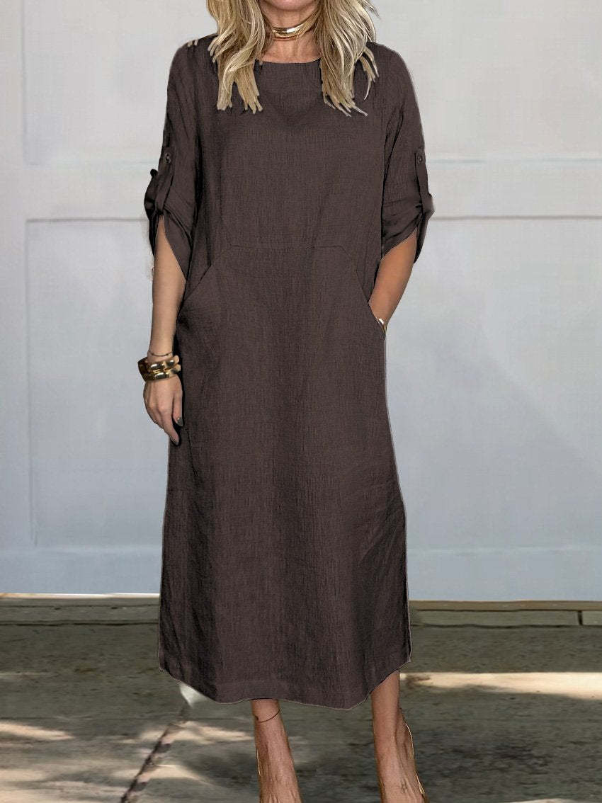 Damen Leichte Sommerkleid EB