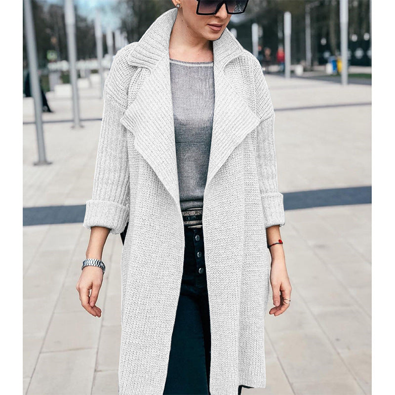 Damen oversized Strickmantel EB