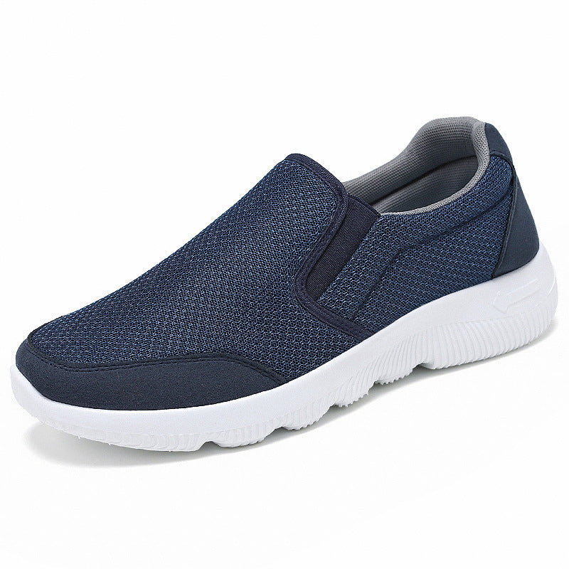 Damen Komfortable Slip-On Freizeitschuhe mit atmungsaktiver Netzstruktur EB