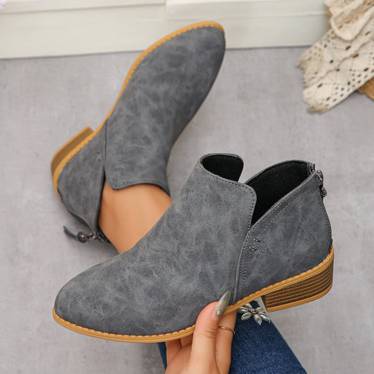 Damen Chelsea-Stiefel mit seitlichem Reißverschluss und komfortabel gepolsterter Innensohle EB