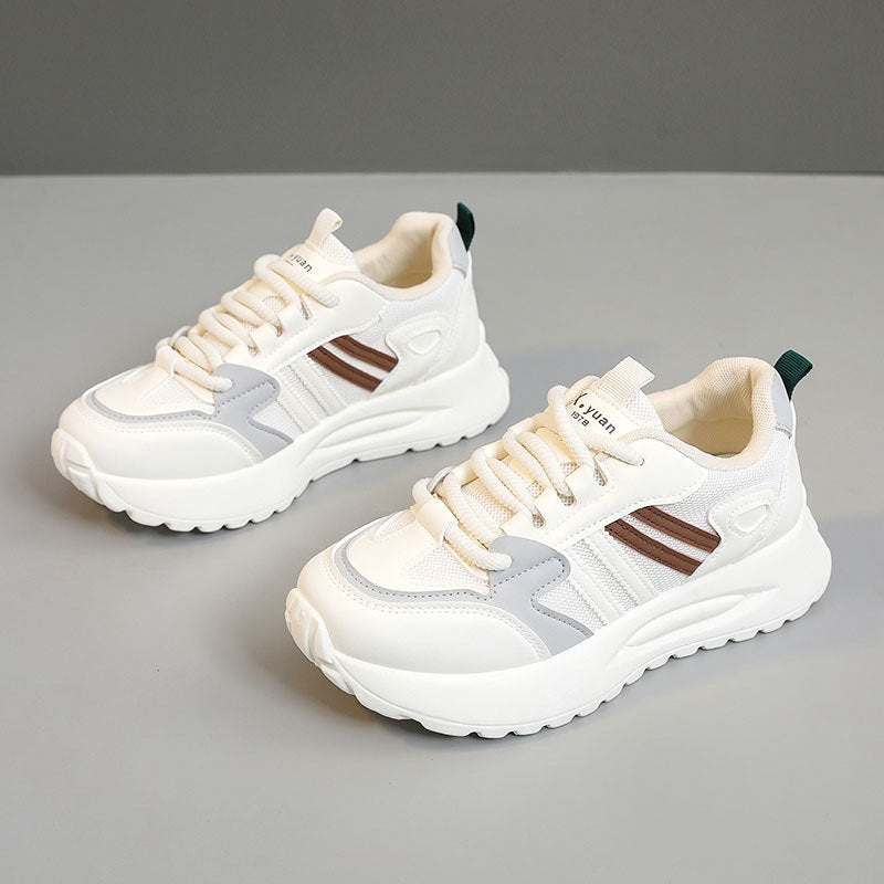Damen Sportliche Sneaker mit atmungsaktivem Obermaterial und dämpfender Laufsohle EB