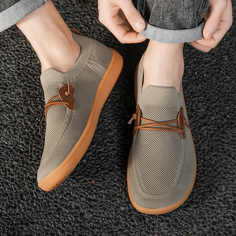 Damen Bequeme Slip-On Sneakers mit flexiblem Obermaterial und atmungsaktiven Eigenschaften EB