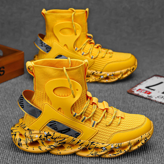 Damen Sportliche High-Top Sneakers mit innovativem Traktionsdesign EB