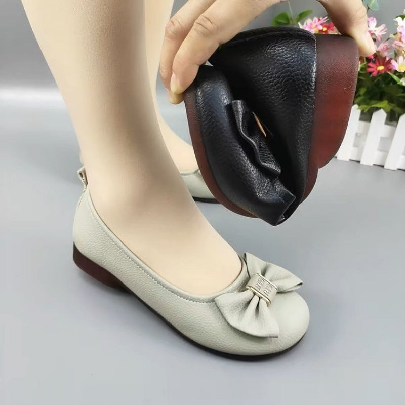 Damen Ballerinas mit eleganter Schleifenverzierung und komfortablem Fußbett EB
