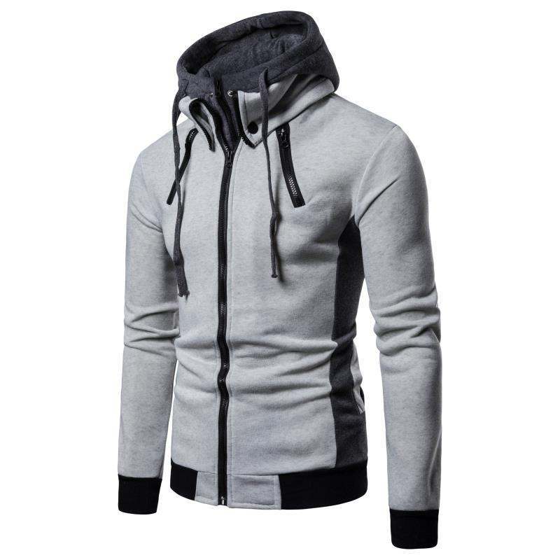 Herren Kapuzenjacke mit innovativem Design und praktischem Reißverschluss EB