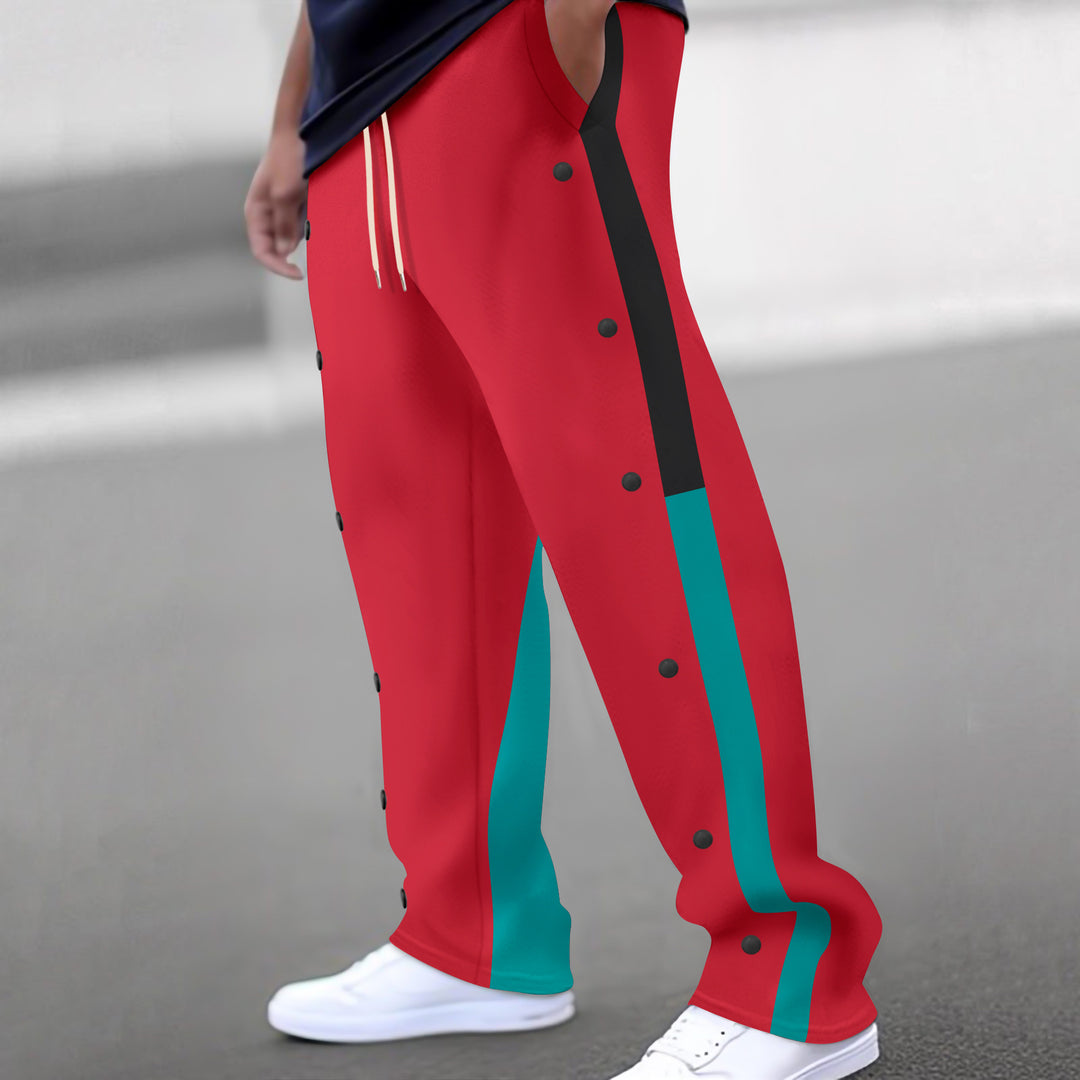 Herren Sporthose mit seitlichen Druckknöpfen EB