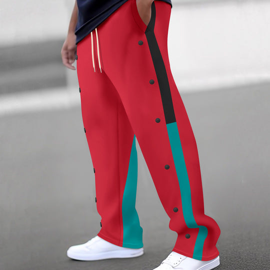 Herren Sporthose mit seitlichen Druckknöpfen EB