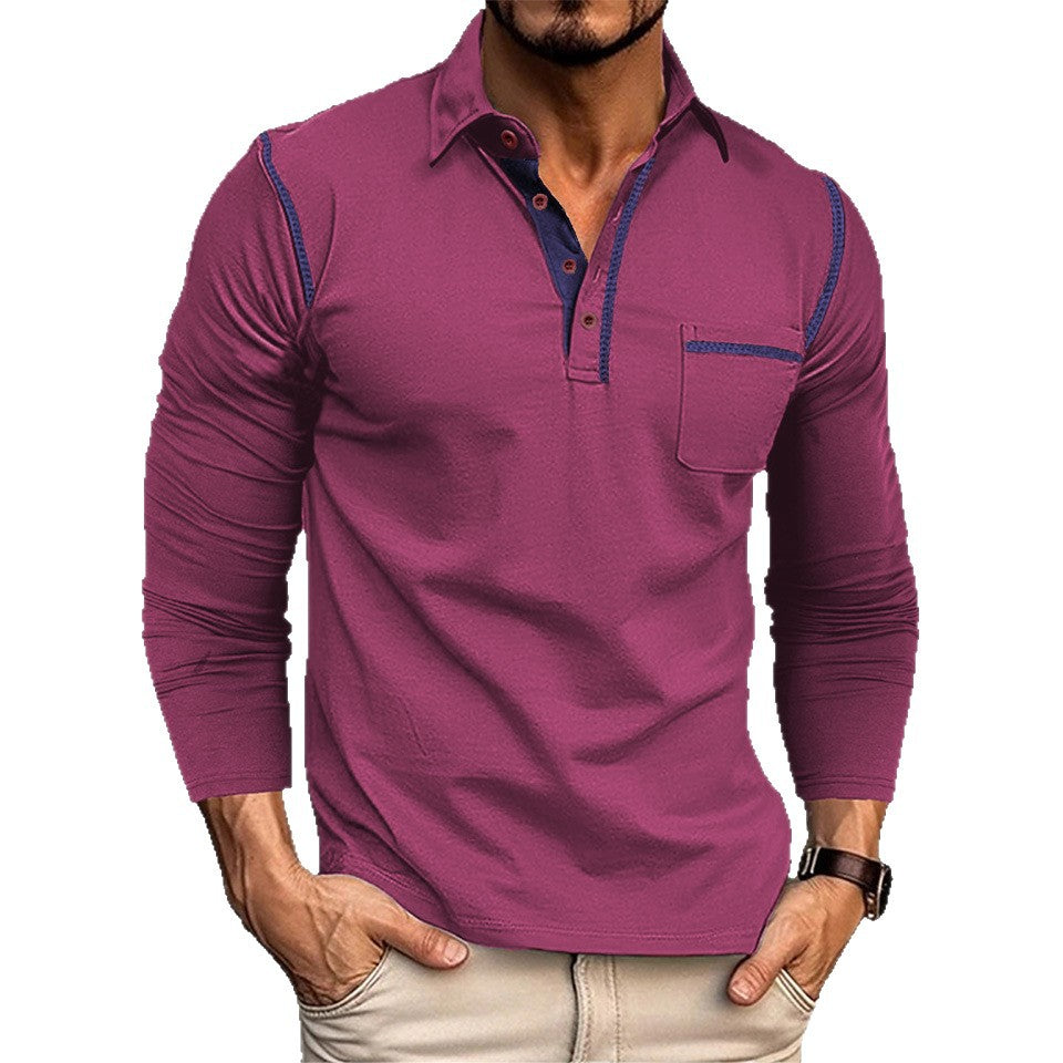 Herren Langarm Poloshirt EB