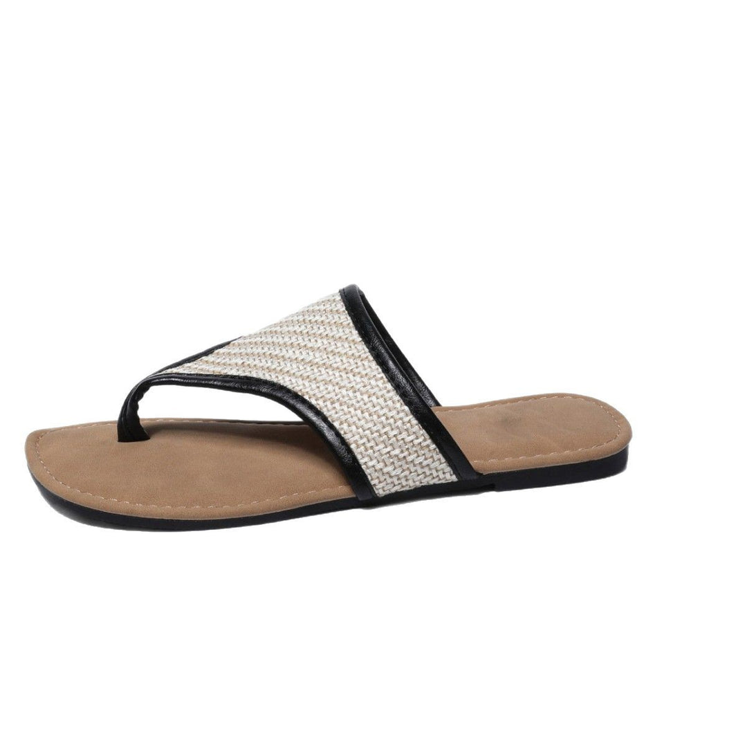 Damen Luxus Freizeitsandalen mit geflochtenem Obermaterial und komfortabler Fußbettung EB