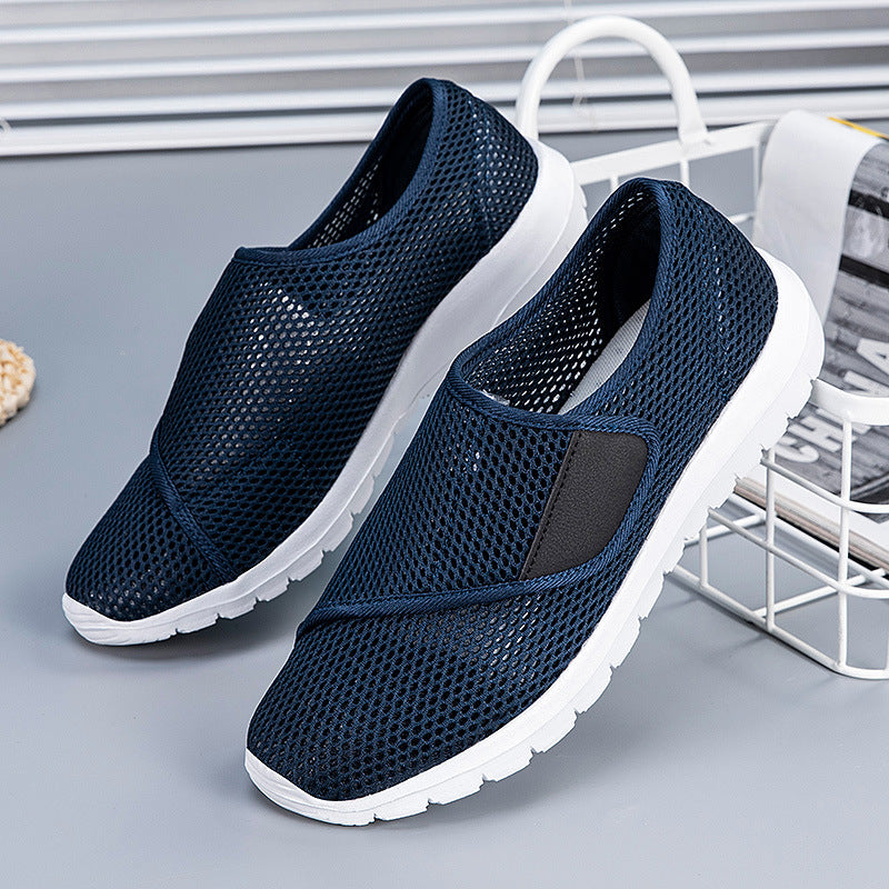 Damen Atmungsaktive Slip-On Sneakers mit flexiblem Netzdesign EB