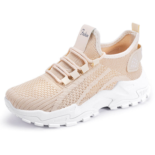 Damen Athletische Sneakers mit atmungsaktivem Obermaterial und rutschfester Sohle EB