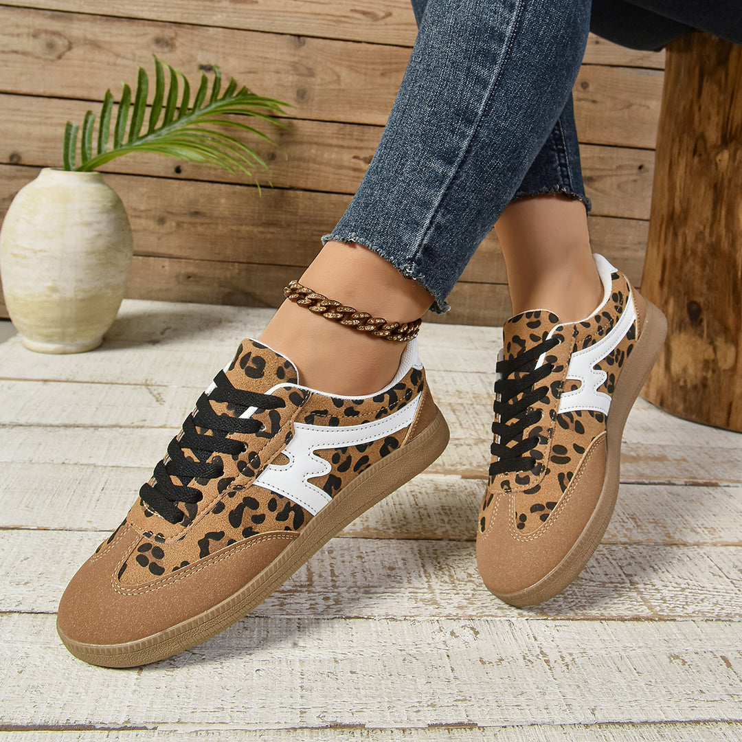 Damen Sportliche Sneaker mit atmungsaktivem Obermaterial und rutschfester Sohle EB