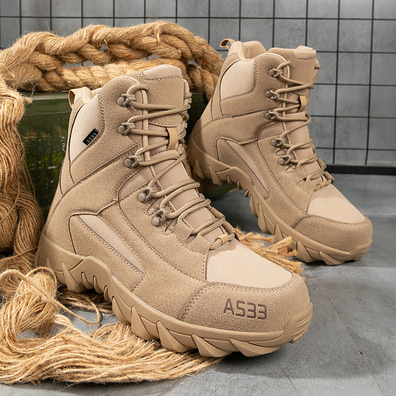 Herren Multifunktionale Tactical-Boots mit hohem Knöchelschutz und rutschfester Sohle EB