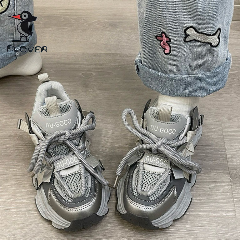 Damen Sportliche Sneakers mit hochdämpfendem Komfort und modischem Design EB