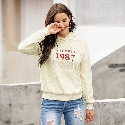 Damen kuscheliger Oversized Hoodie EB