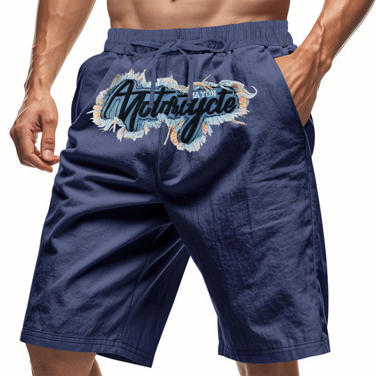 Herren lässige Komfort-Shorts mit verstellbarem Kordelzug und praktischen Seitentaschen EB