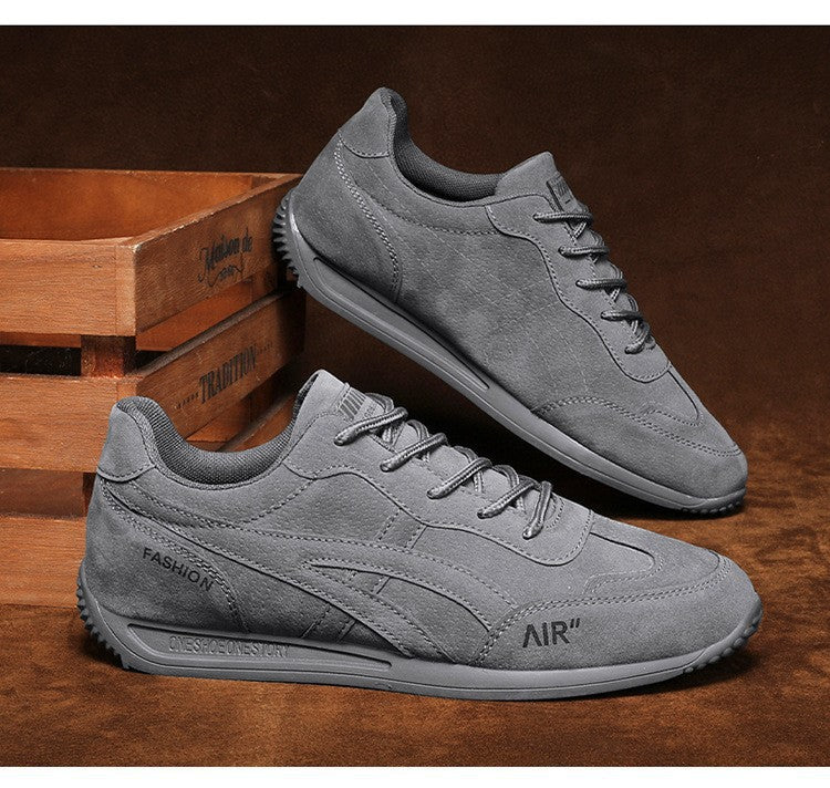 Damen Modische Sneakers mit hochwertiger Veloursleder-Oberfläche und rutschfester Sohle EB
