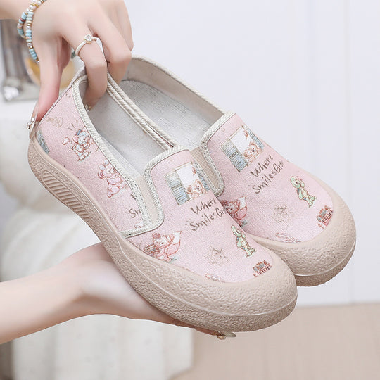 Damen Freizeit-Schuhe mit dekorativem Motiv EB