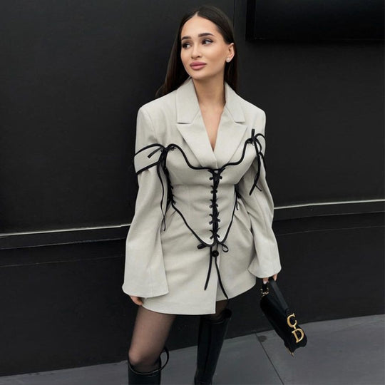Damen Modischer Couture-Blazer EB