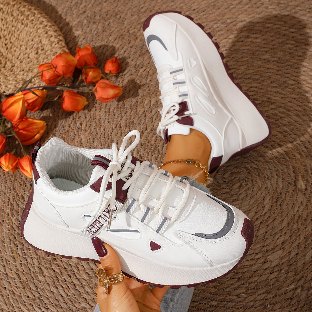 Damen Sportliche Sneaker mit atmungsaktiven Einsätzen EB